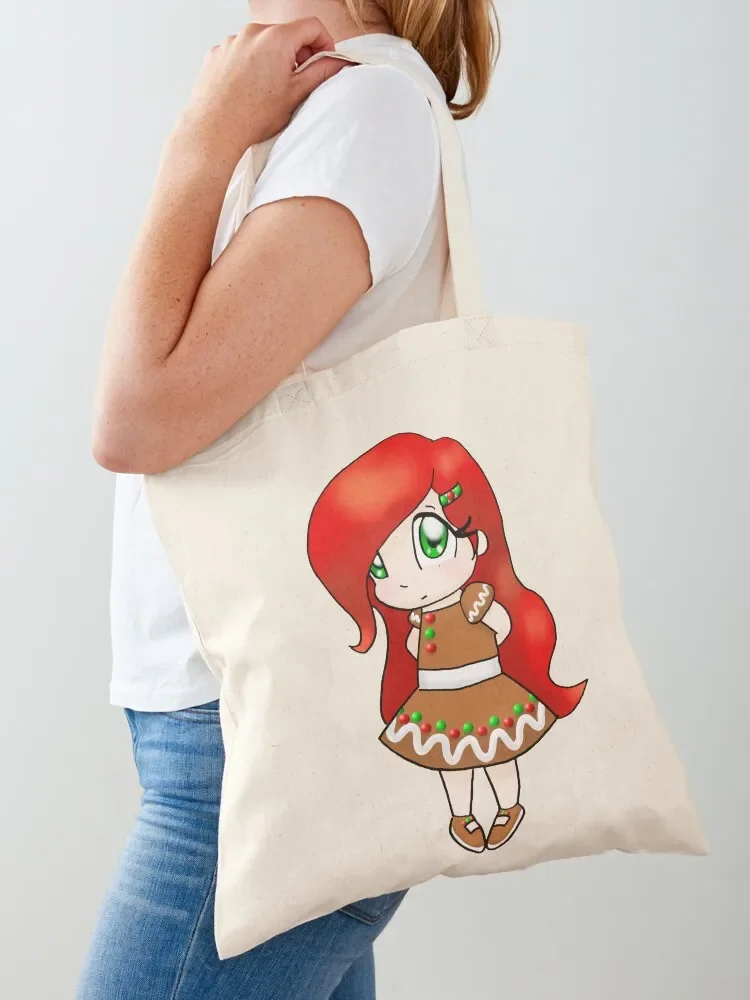 Cute Gingerbread Girl Tote Bag bags luxury women Women's shopping bag free delivery bags Tote Bag