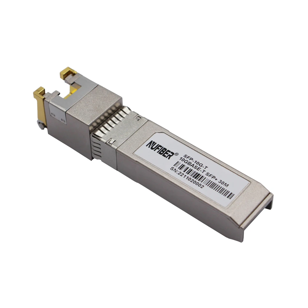 nufiber-ce-certified-10gbase-t-sfp-copper-rj-45-30m-transceiver-module-for-ip-network-fiber-optic-equipment