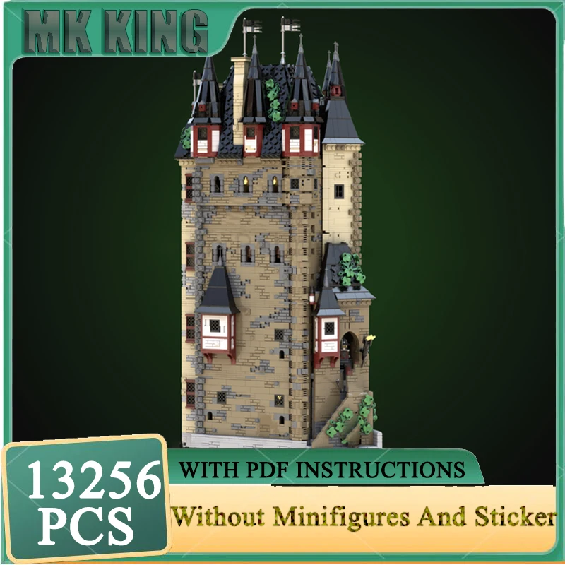 

Строительные блоки Moc, красные соколины, горная крепость, модель, технология, кирпичи, рождественские игрушки для сборки «сделай сам», подарки для заключения