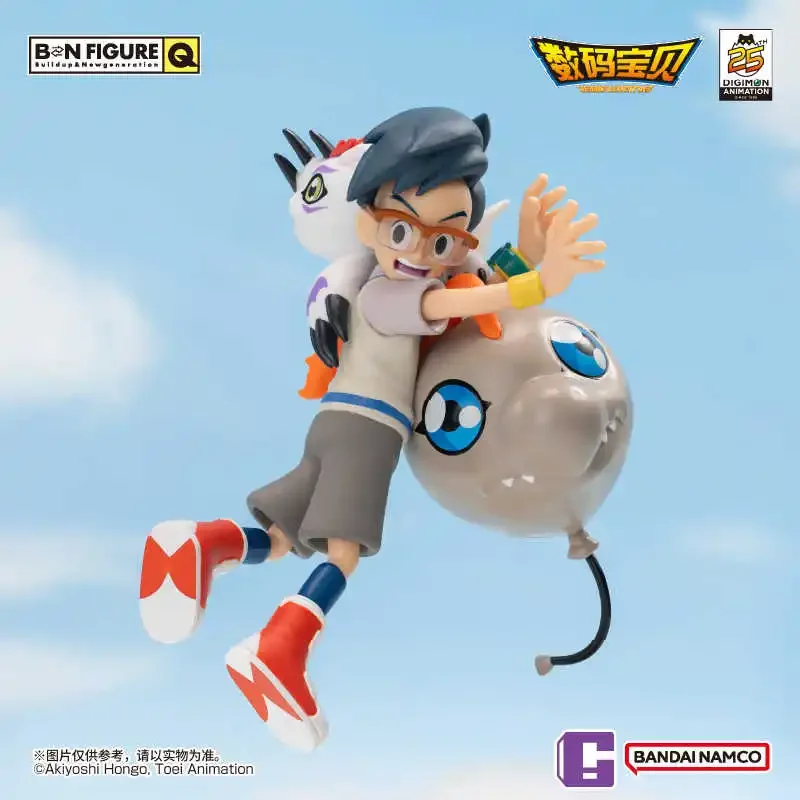 Genuine Digimon Adventure Balloon Adventure Blind Box Toy 25th Anniversary Children'S Trendy Toy Model Desktop Ornament