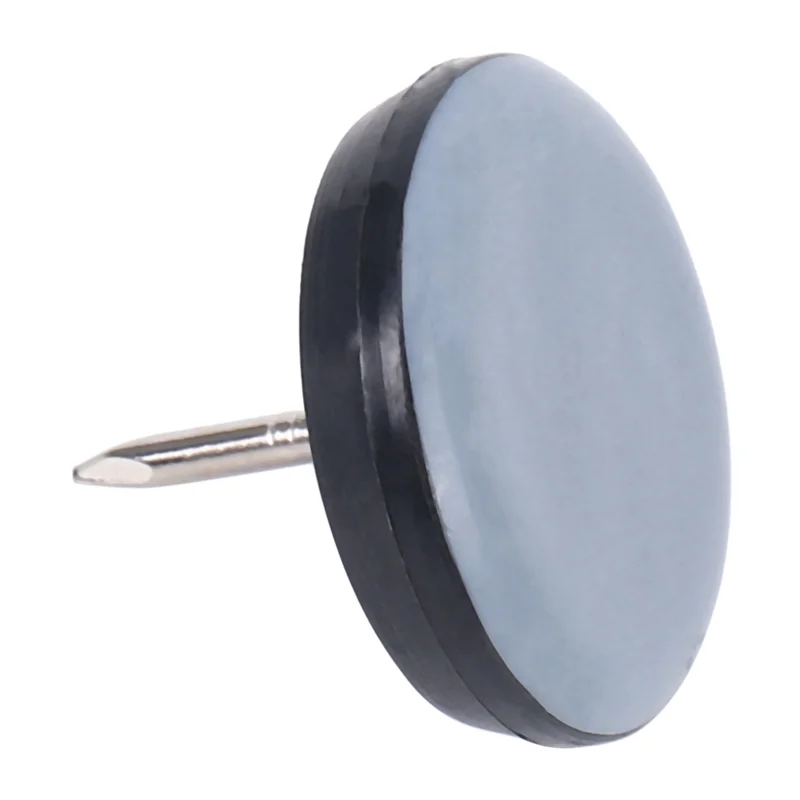 

60Pcs 25Mm Chair Gliders Furniture Sliders PTFE Easy Moving Pads Round With Nail Feet Protector For Hardwood Floor-AT64