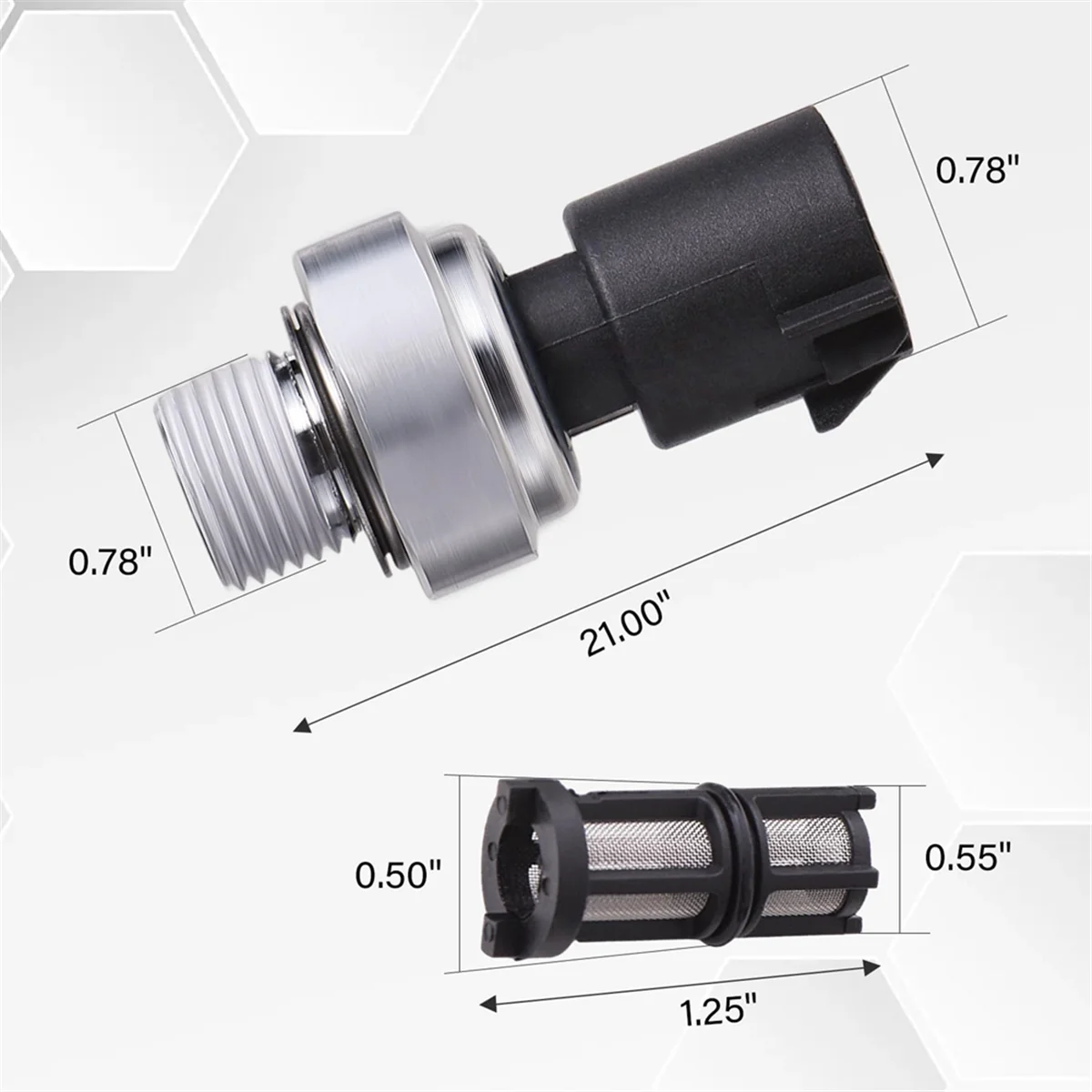 

A22P_Engine Oil Pressure Sensor with Filter 926-040 12677836 for Chevy Buick Cadillac GMC Vehicles 2003-2008