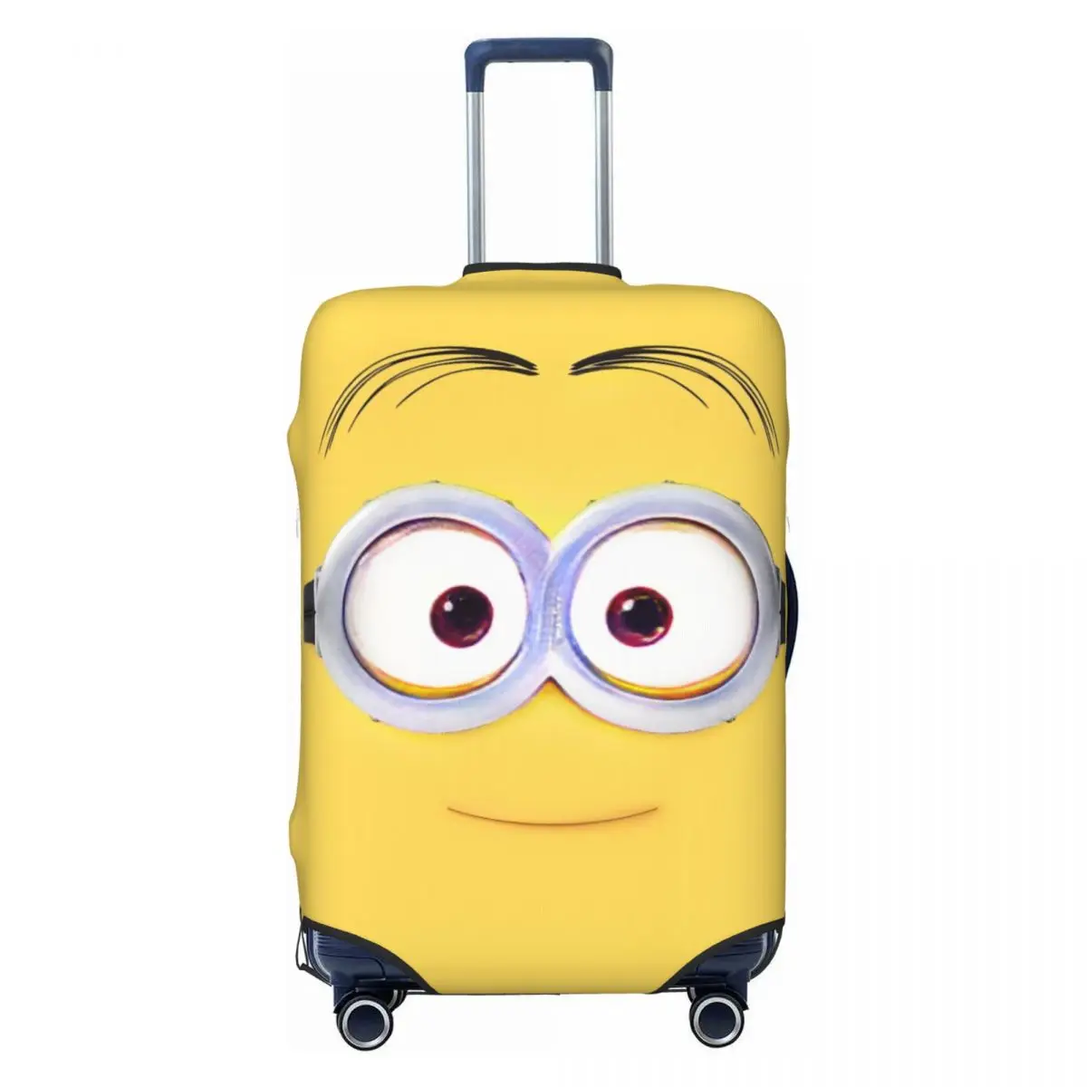 

Защитный чехол для чемодана с забавным мультяшным рисунком, желтый, пылезащитный, для мужчин, на заказ