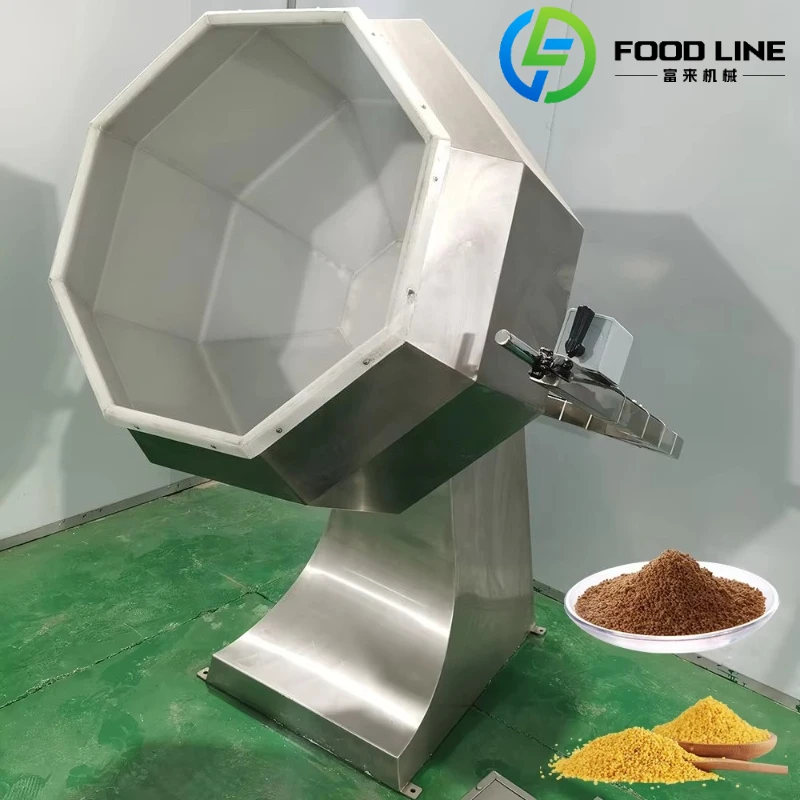 Customized Easy Operation Octagonal Seasoning Machine User Friendly Control Panel Simple Setting For Workers Beginners Operation