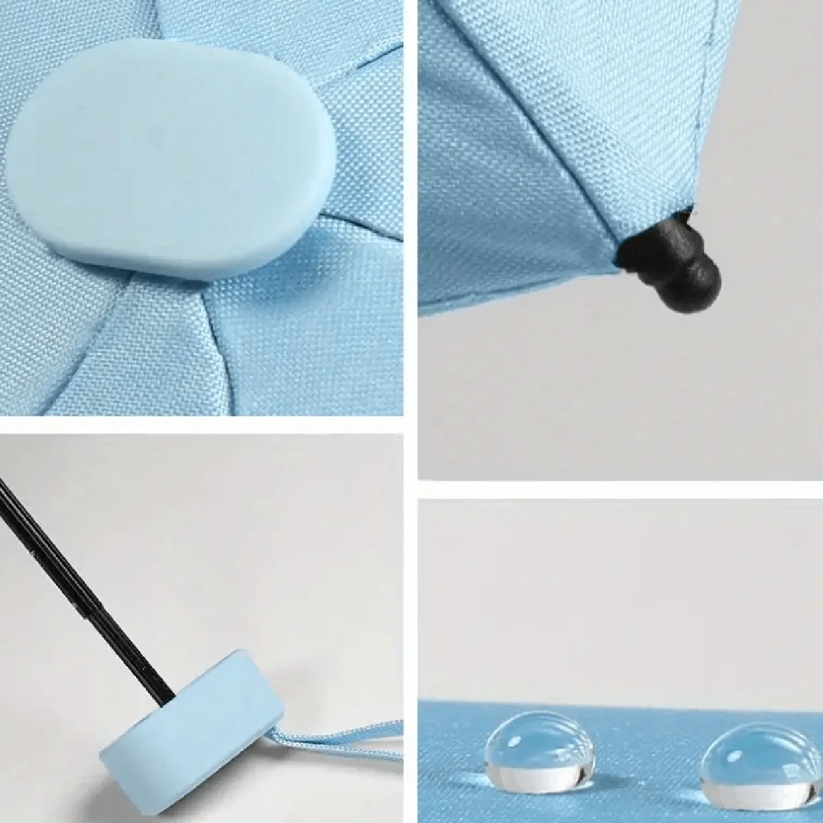 1pc Simple Travel Portable Ultra-light Sixfold UV-resistant Mini Umbrella image 6