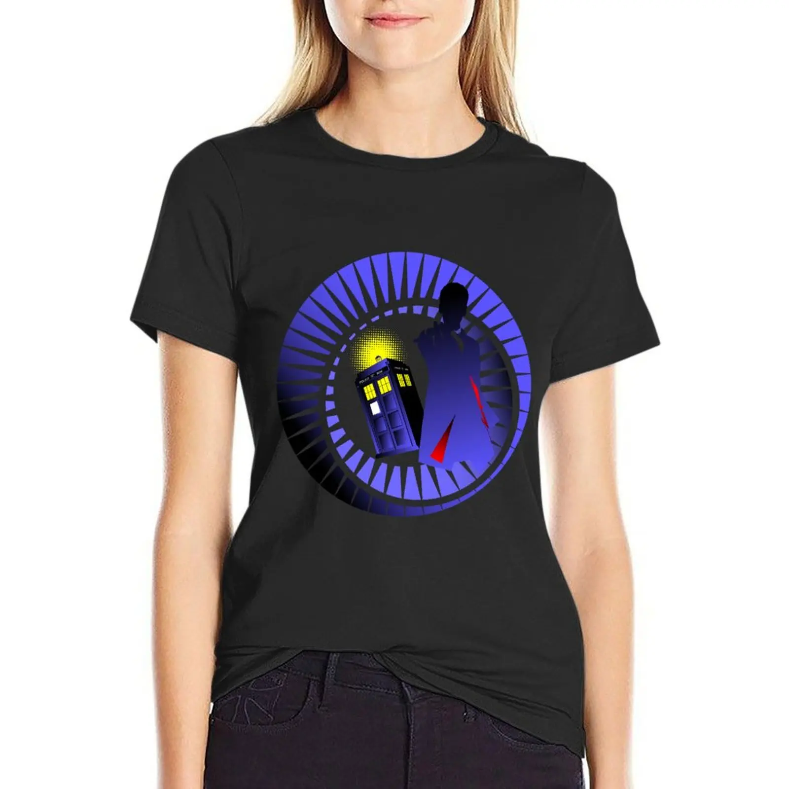 

Футболка 12TH IN THE TIME VORTEX, футболки с рисунком, быстросохнущая корейская модная женская футболка