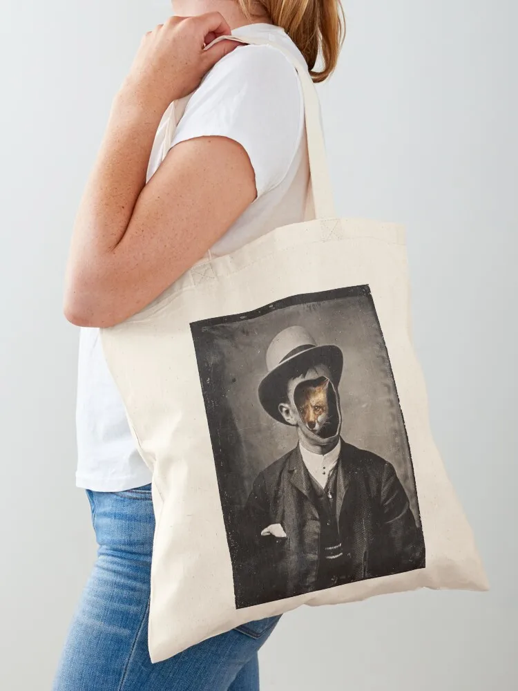 

Gentleman Fox Tote Bag shopping trolley bag cloth bag woman Women's tote sac pour femme