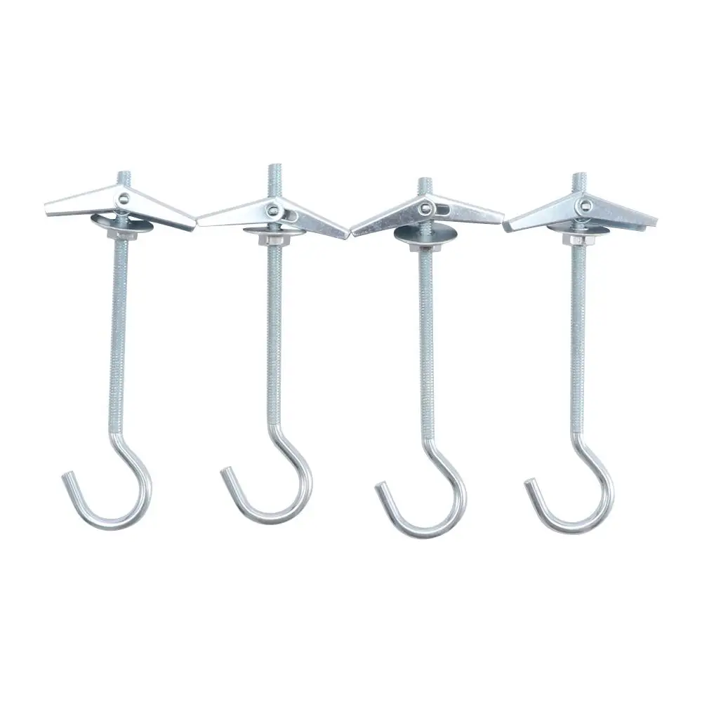 

Heavy Duty Carbon Steel Cavity Toggle Wings Plasterboard Ceiling Hook Bolts Hanger Wall Fixing Wing Wall Hooks