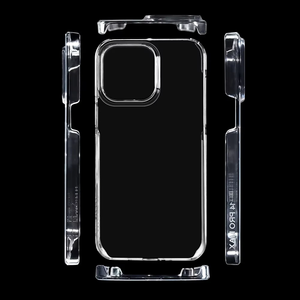 FONLYU Transparent Blank Phone Covers for Sublimation Machine DIY Thermal Single Cases for iPhone 17 16 15 14 13 12 Series