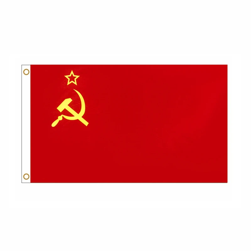 90x150cm Union of Soviet Socialist Republics Flag Red CCCP National Flag USSR Flag For Decoration