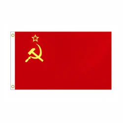 90x150cm Union of Soviet Socialist Republics Flag Red CCCP National Flag USSR Flag For Decoration