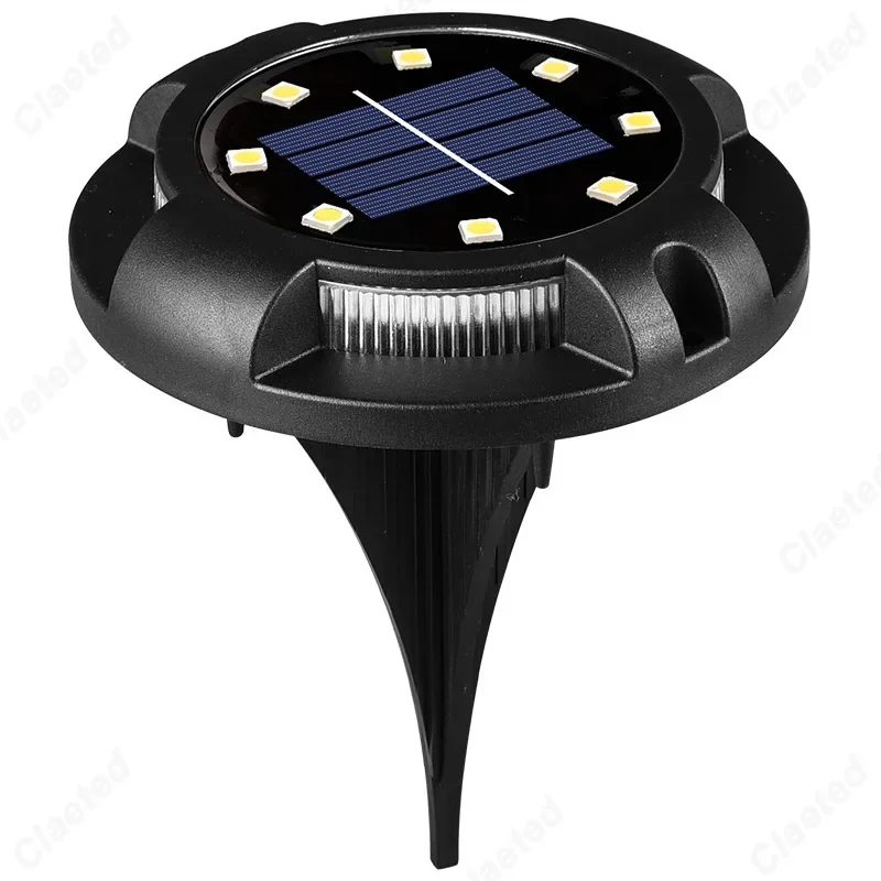 Novo led solar subterrâneo luz lateral iluminação ao ar livre à prova dwaterproof água pátio jardim gramado atmosfera decorativa plug in luz