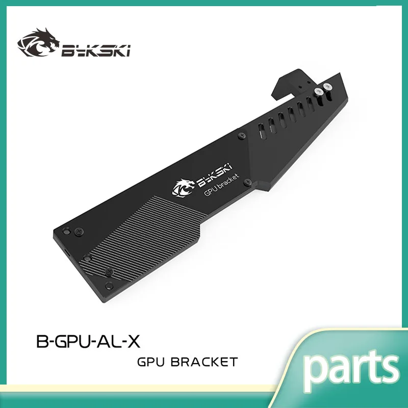 BYKSKI Graphics Card holder Bracket Support Sync Motherbaord 5V 3PIN A-RGB Computer DIY Acrylic Fix Graphics Card B-GPU-AL-X