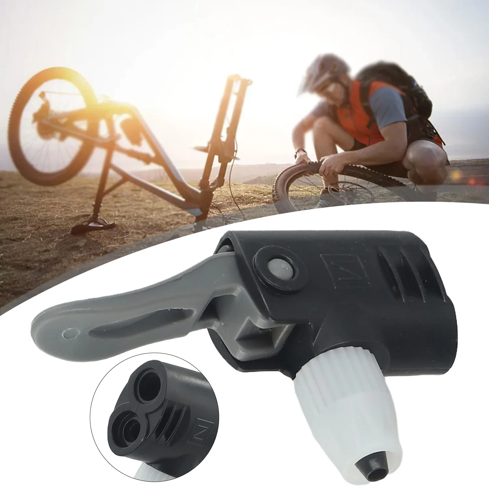 

1 Pc Nozzle Bike Inflator Air Nozzle Clip US To UK Nozzle Bicycle Pump Nozzle Presta Nozzle Practical Replace Accessories