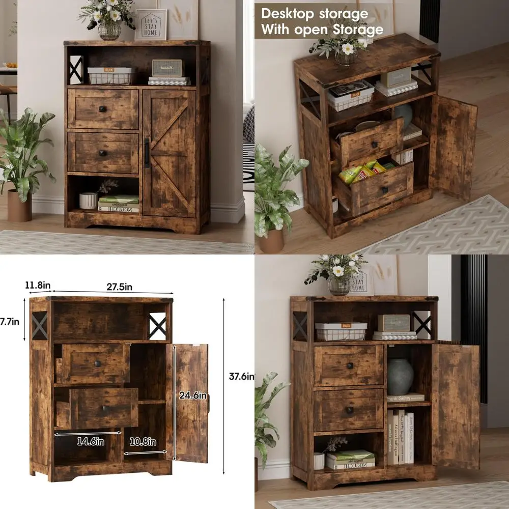 

freestanding kitchen cabinet with drawers and shelves for floor storage organization