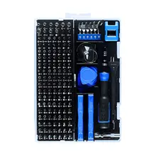 Juegos de destornilladores de precisión 115/122/160 en 1, kit de reparación de computadora con mini llave y removedor de tornillos, para tabletas, relojes y teléfonos inteligentes