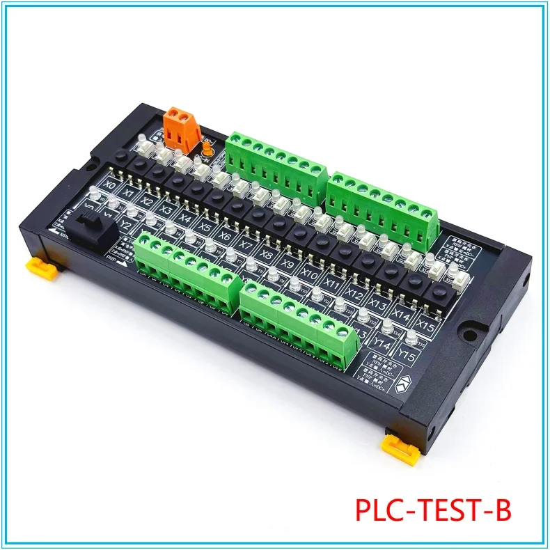 PLC Test Board 16-channel Input and Output Debugging Module Is Compatible with NPN/PNP Key Board