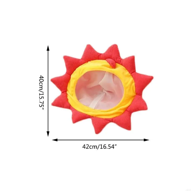 الكرتون عباد الشمس الأسد ل رئيس أفخم قبعة مضحك مضلع محشوة اللعب القبعات الدافئة إيرفلاب قبعة تأثيري صور الحفلات الدعائم #6
