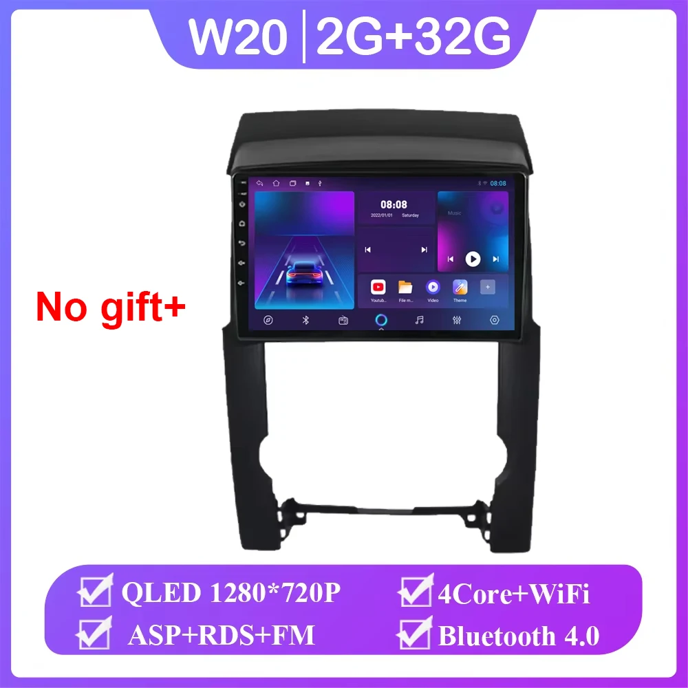 Autoradio Voor Kia Sorento 2009-2012 Android Auto Multimedia Speler GPS Navigatie Stereo Head Unit Geen 2din DVD 5G WIFI TS10 BT