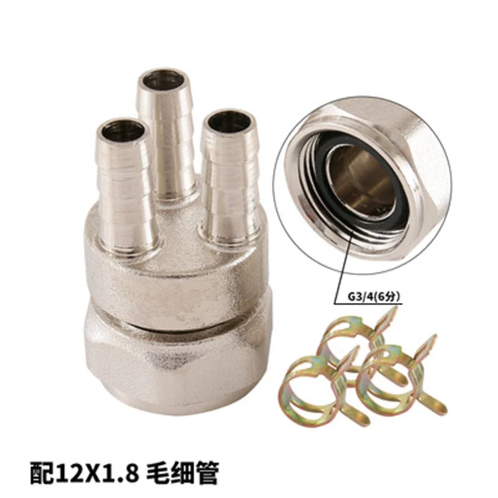 

Аксессуары для водоотделителя с геотермальным подогревом пола, полностью медный капиллярный соединитель, соединение капиллярной трубы