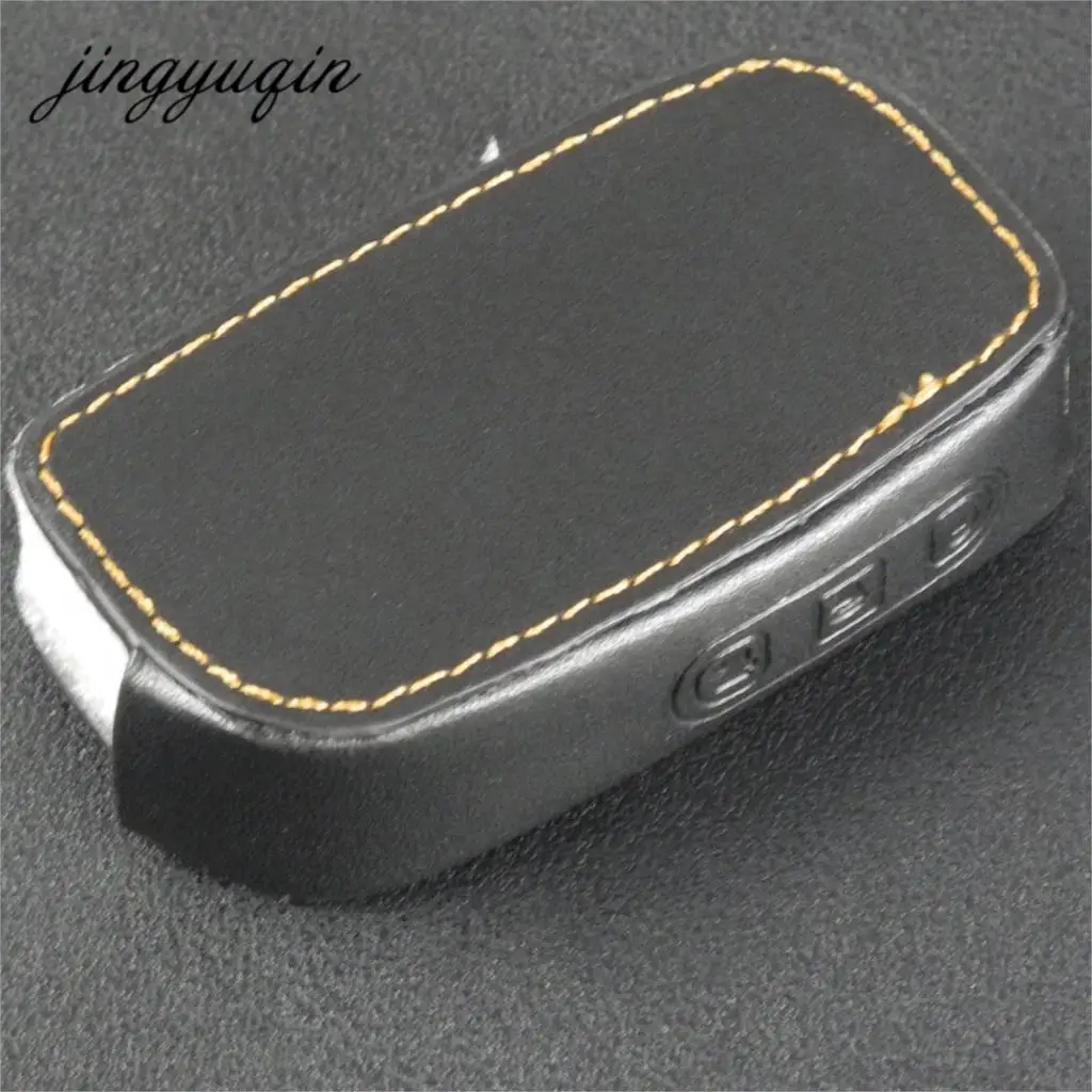 Jingyuqin Leather Flip Key case for Tomahawk TW9010 TW9020 TW9030 uncut blade fob case cover TW9010 folding Cover