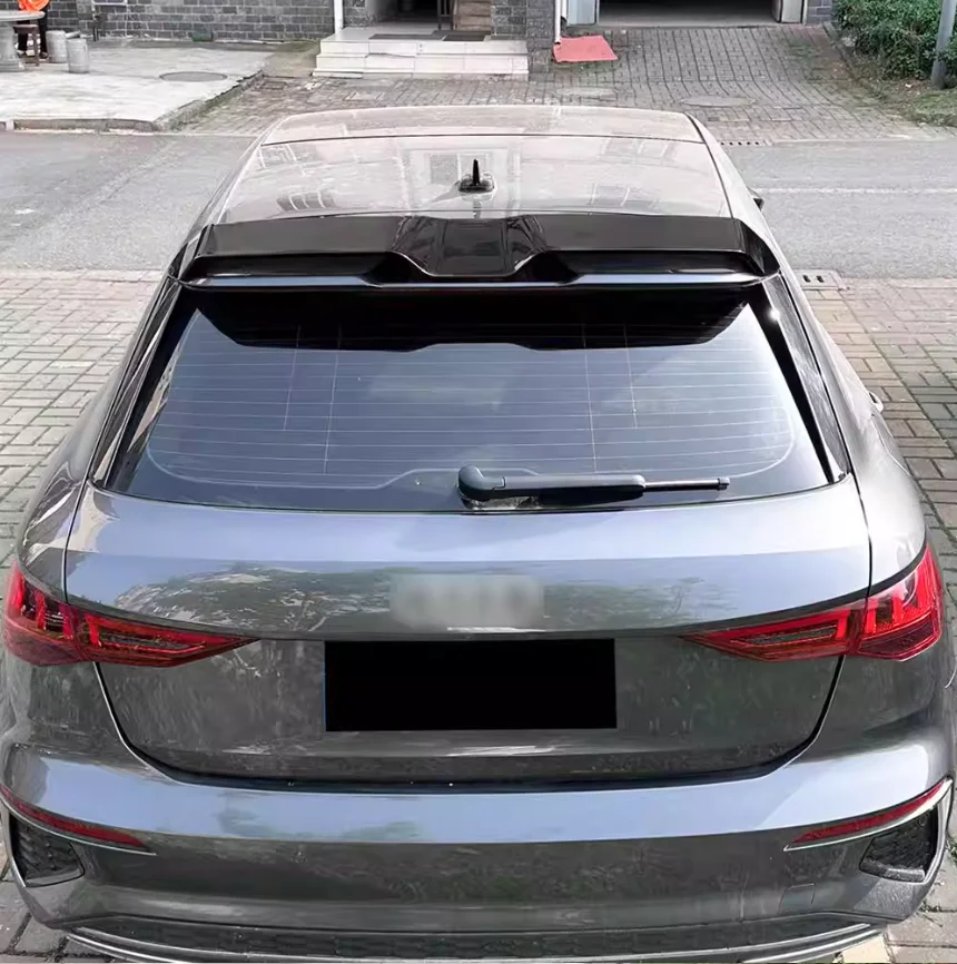 

For Audi A3 S3 8Y 2021-2024 Hatchback Sportback Car Rear Trunk Roof Lip Spoiler Rear Trunk Spoiler Wing bodykit Tuning