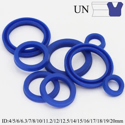 UN 4/5/6/7/8/10/12/14/15/16/17/18/19/20mm ID Polyurethane PU Radial Shaft Piston Rod U/Y Lip Ring Gasket Hydraulic Oil Seal