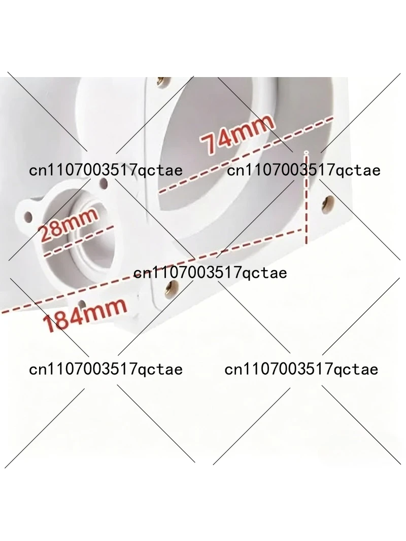 

Universal Horizontal Toilet Base Bracket - Bathroom Installation Bottom Mount Accessory for Toilet Replacement