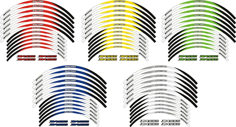 

21" 17" RIM STICKERS WHEEL STRIPES FOR SUZUKI DR 650S DR 650SE DR 650SER DR650R