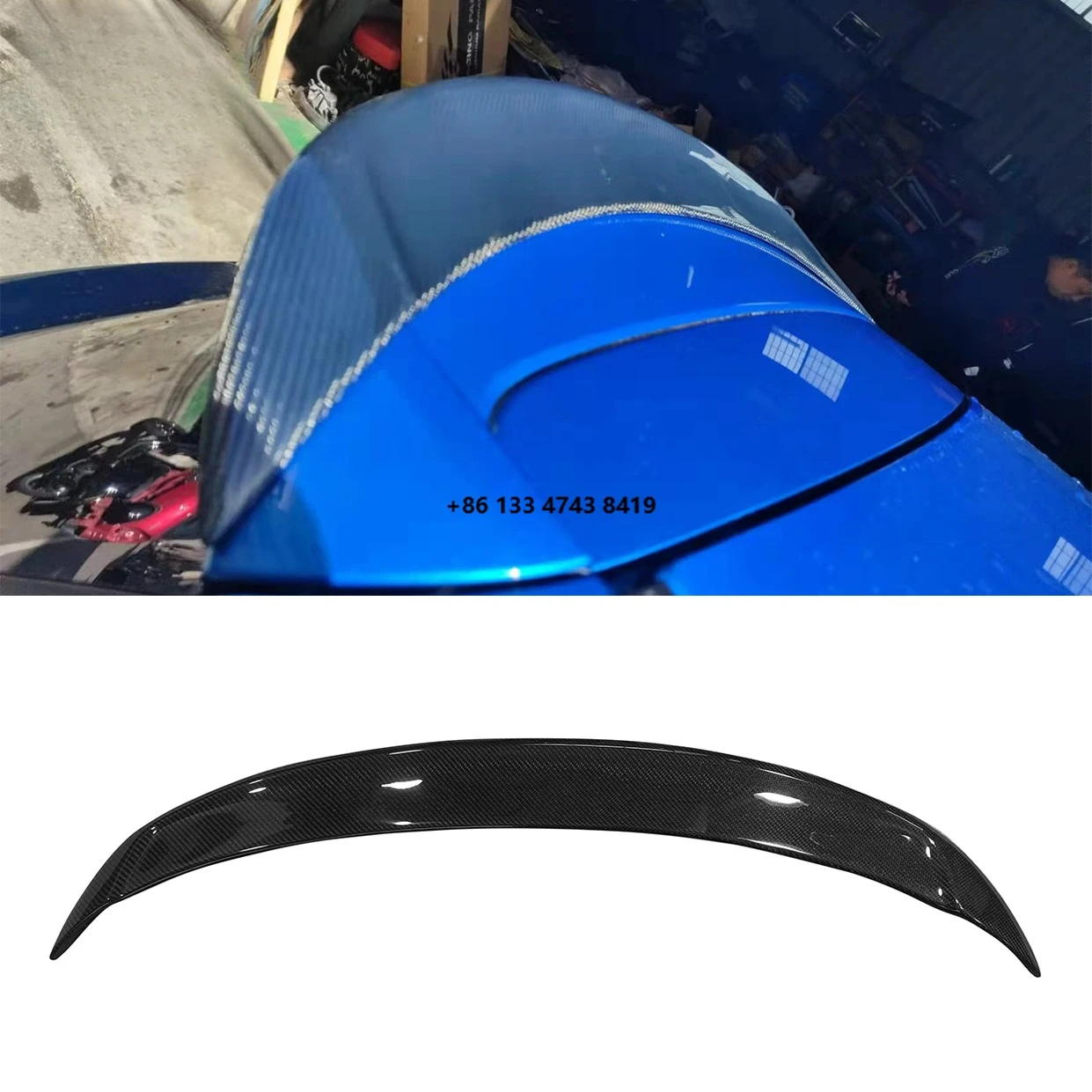 

Carbon Fiber Winglet Rear Spoiler Luxury Car Accessories Bumper