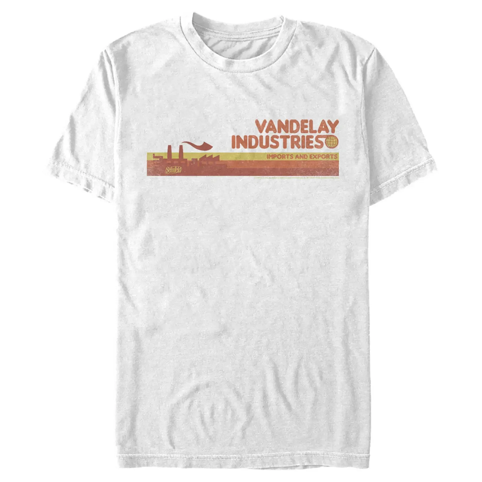 Seinfeld Retro Vandelay Industries T-Shirt White Tee