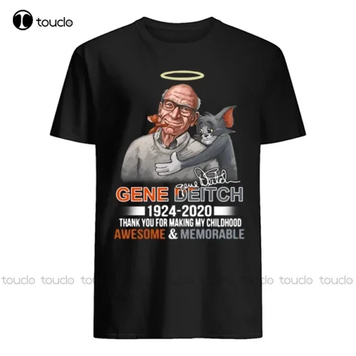 R I P Gene Deitch Father Of Tom Shirt Sleep Shirt Custom Aldult Teen Unisex Digital Printing Tee Shirts Fashion Tshirt Summer 