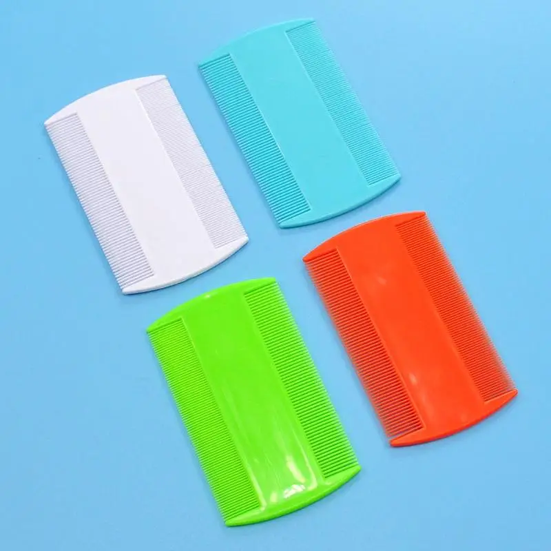 

Double-sided Pet Comb Grooming Supplies Useful Lice Comb Small Pet Items Deworming Brush Plastic Cleaning Tools Durable Brush