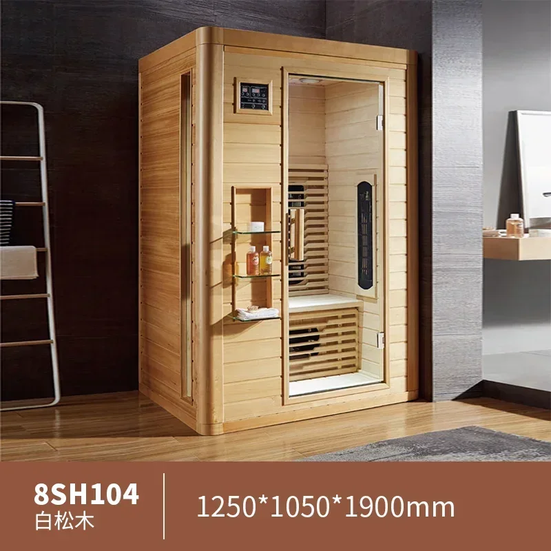 Steam room, sauna room, perspiration relaxation, carbon crystal plate heating, advanced sense of home and commercial