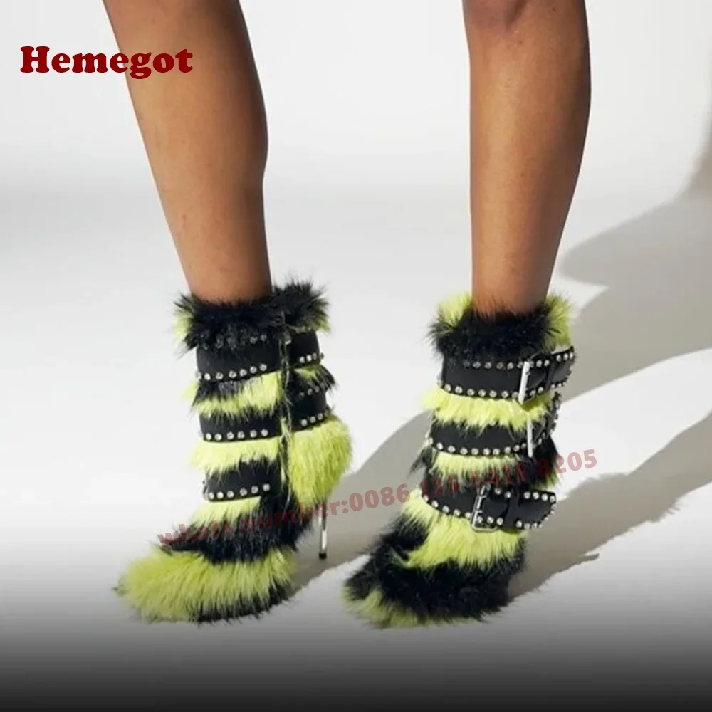 Two Tone Fluffy Ank… - image