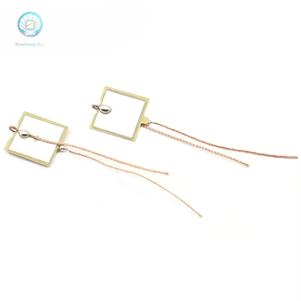 10Pcs/Lot 13MM 21.5MM Piezoelectric Ceramic Double-sided Square Circle Brass Ultrasonic  Piezo Ceramic High Power Buzzers
