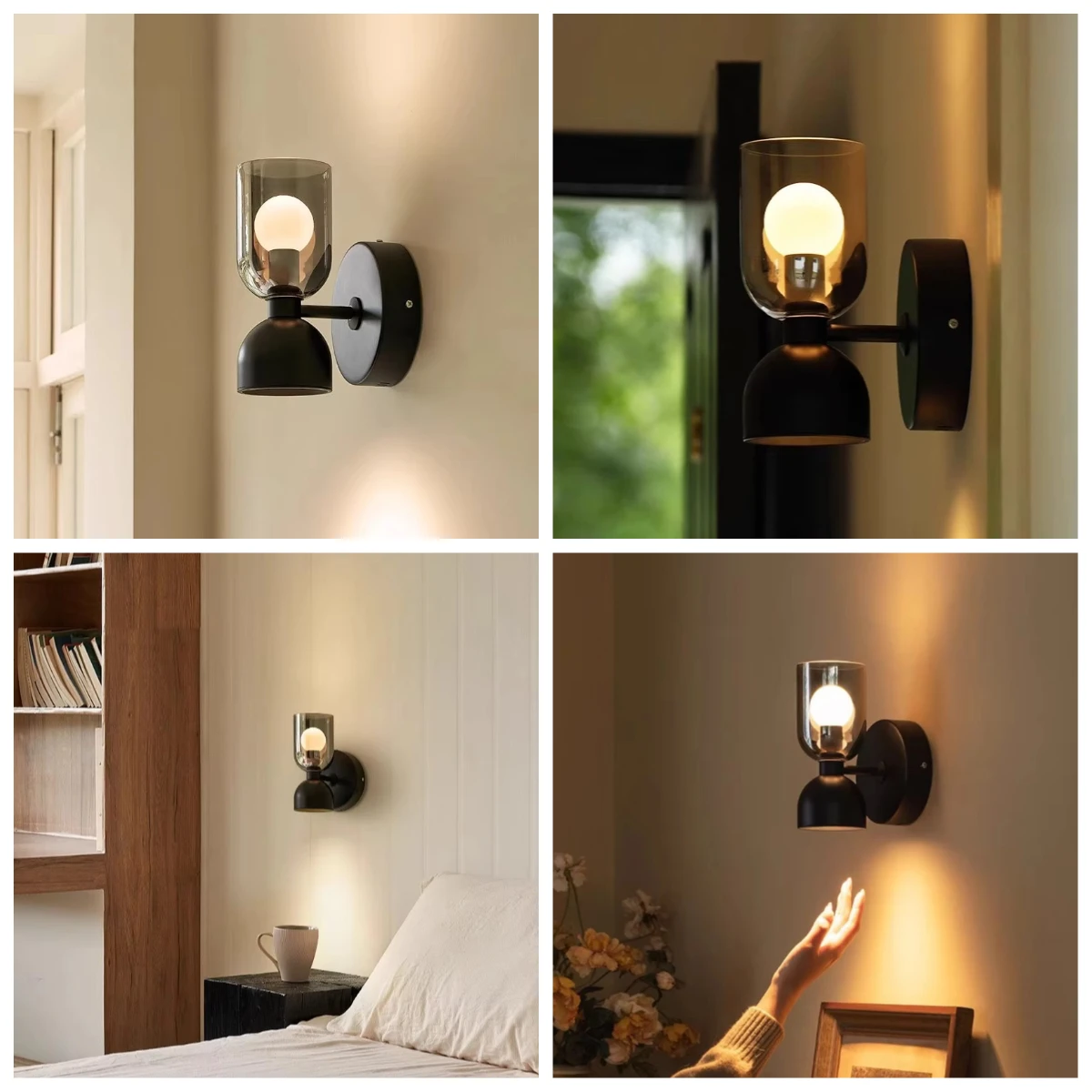 

*(2-piece set)Italian Modernlight Wall Lamp Led for Corridor Lighting Warm White Crystal for Living Room Bedroom Staircase Dec