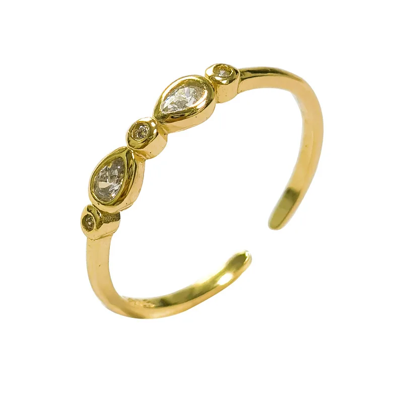 S925 الفضة الاسترليني الأصلية متعددة الاستخدامات أنيقة بفيونكة مستديرة قابلة للتعديل وخفيفة الوزن وفاخرة ورائعة وبسيطة