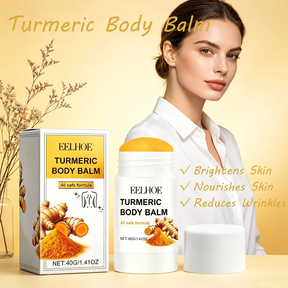 

Бальзам для тела с куркумой Eelhoe 40г, осветляющий и выравнивающий тон кожи, питает кожу, уменьшает морщины.