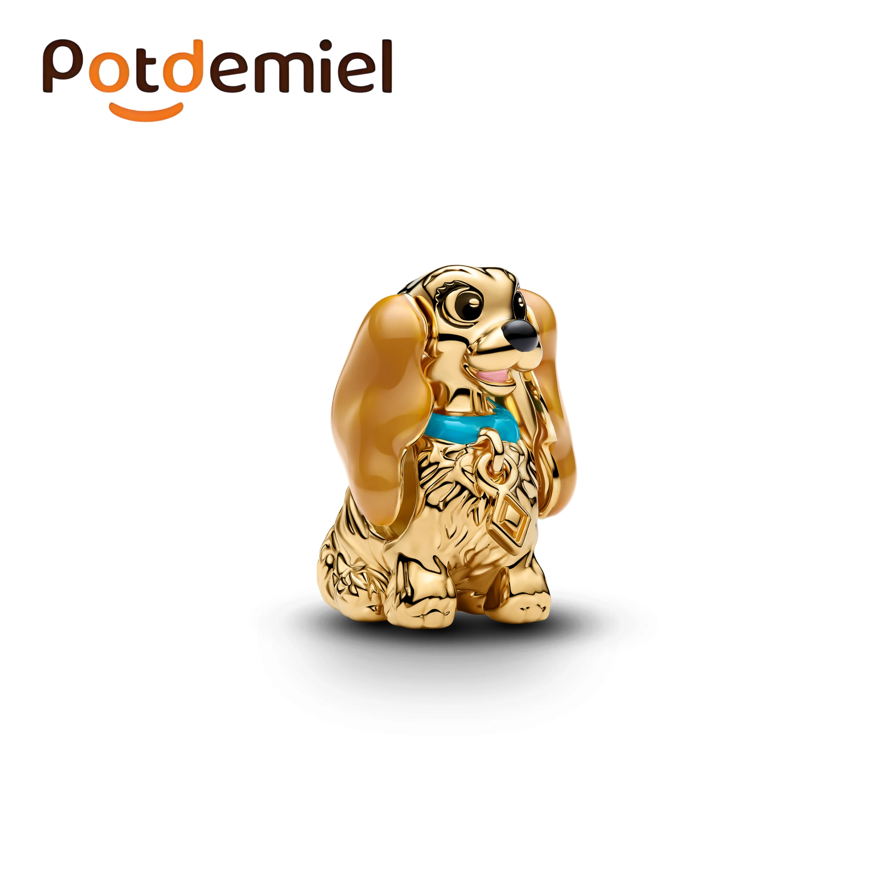 Potdemiel Disney 925 Silver Minnie, Marie Cat And Oogiebugee Pendant, Perfect For Diy Original Bracelets, Girls' Holiday Gift view 3