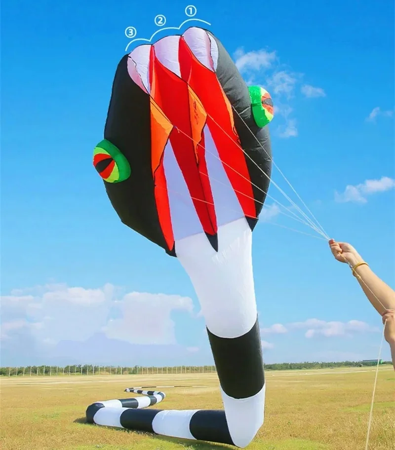 Cerfs-Volants Professionnels Souples en Forme de Serpette, Jouets Gonflables Géants, Équipement de Parapente Volant, pour l'Extérieur, pour Enfant et Adulte, Livraison Gratuite