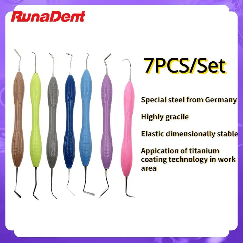 

Dental Instruments Kit Composite Resin Filling Filler Spatulas Aesthetic Silicone Restoration Set Dentistry Tools Disinfec