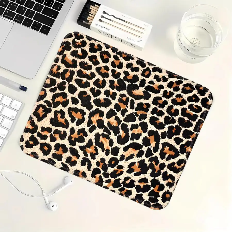 Waterproof Mouse Pad Desk accessories Game Console Pad Computer Laptop Pad office Pad Keyboard Mouse Pad Classic Leopard Print