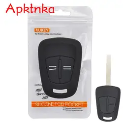 APKTNKA Fob 2 przyciski silikonowe obudowa pilota zdalnego sterowania Case dla Vauxhall Opel Corsa d Astra h Meriva Vectra Signum Agila H Zafira B