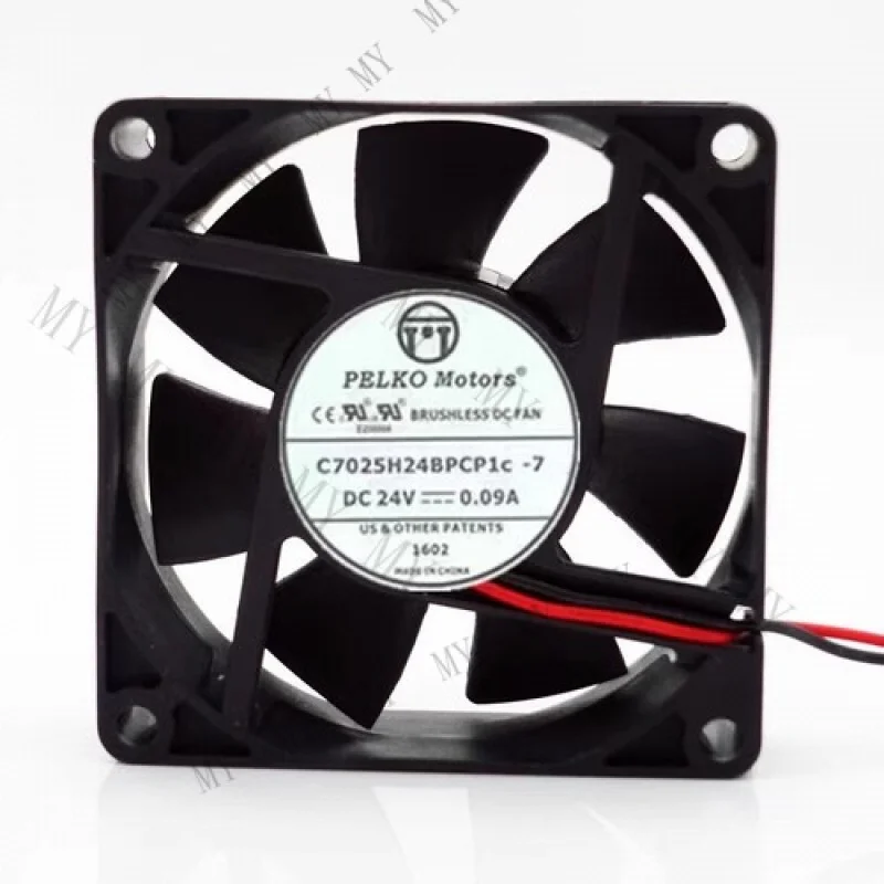 

TT PELKO MOTORS C7025H24BPCP1C-7 7025 DC24V 0.09A 2-Wire Inverter Cooling Fan