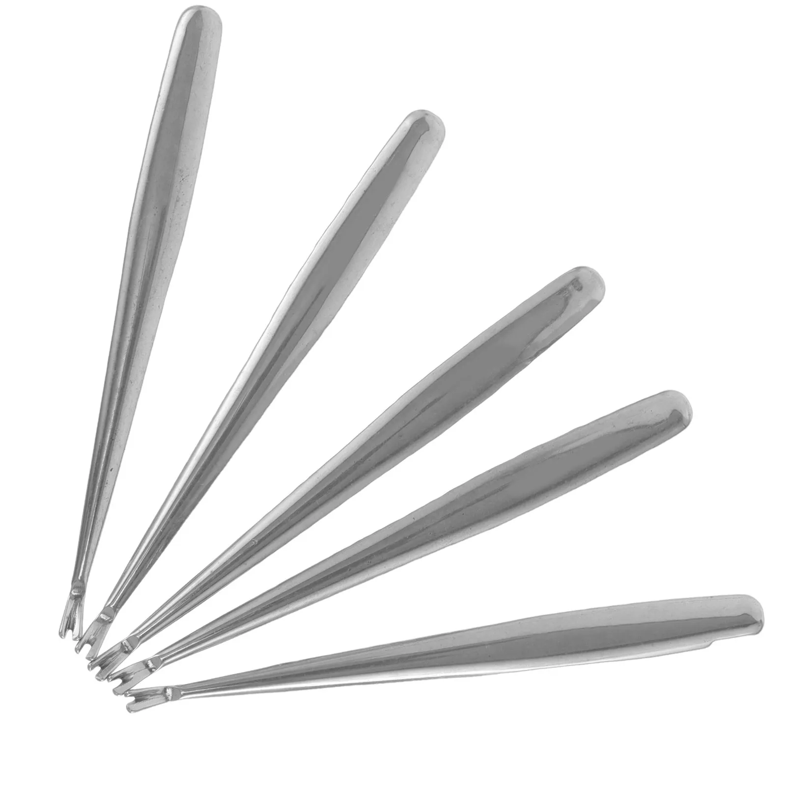 5 pcs Cuticle Pusher Dead Skin Remover Nail Tool Manicure Halloween Christmas New Year Cuticle Remove Tool Stainless