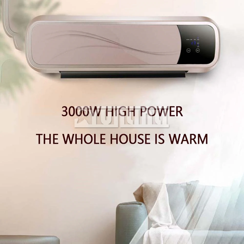 Bathroom Air Heater Household Heater Energy-saving Fast Heating Fan Wall-mounted Chauffage Air Warmer