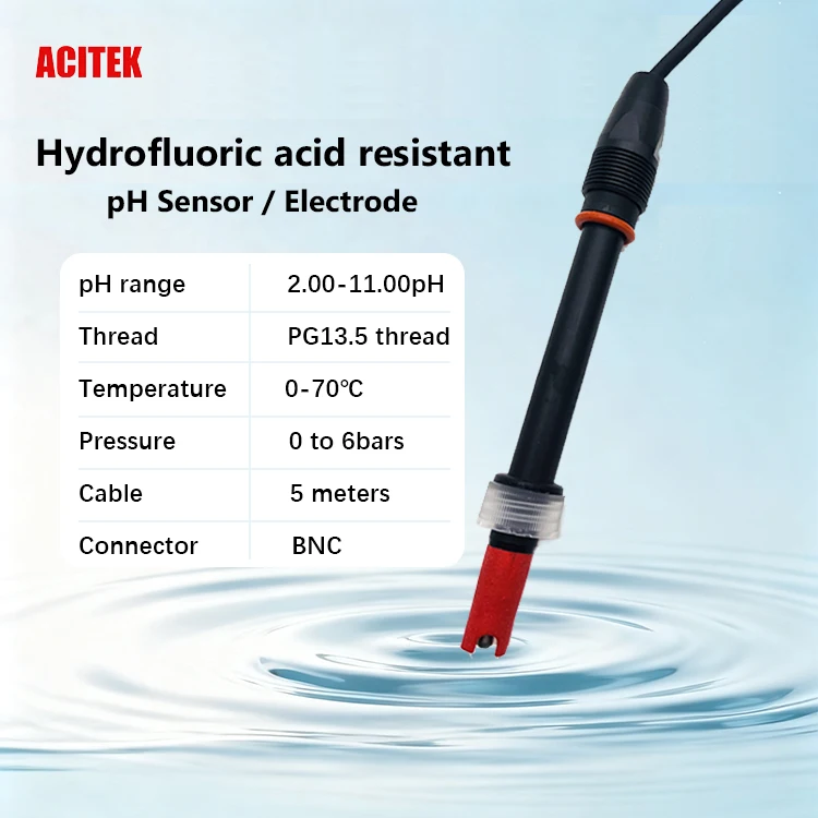 2026 Experienced Manufacturer Sturdy pH Sensor for Water Quality Control and pH Tracking Probe with OEM/ODM Support