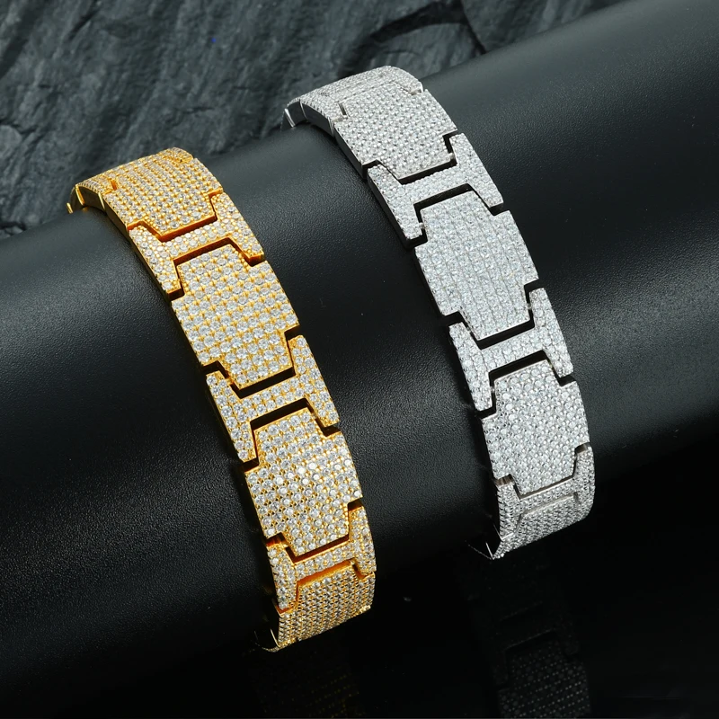 TUHE High Quality Unisex Cross Shape Pendants S925 Silver Moissanite Pendants For Men Women  Hip Hop Jewelry Gifts