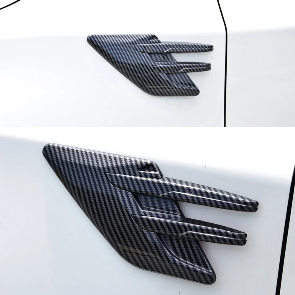 

2 шт. Стайлинг автомобиля 3D Shark Gill Автомобильная боковая поддельная вентиляционная наклейка Автомобильный внешний воздухозаборник Поток бокового крыла Вентиляционное отверстие Крышка отделки Тюнинг